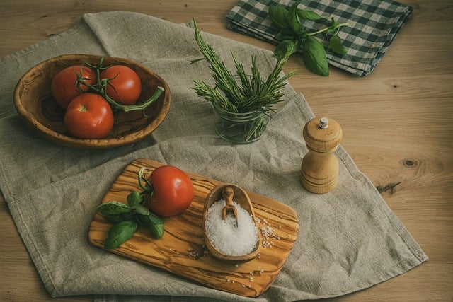 Tomatoes Rosemary Basil Salt