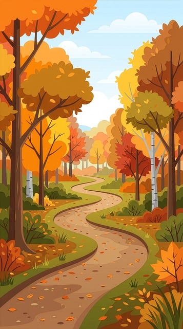 Forest Autumn Path Landscape