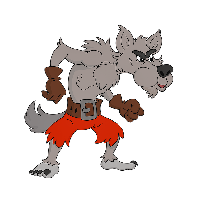 Wolf Cartoon Fairy Tale Funny
