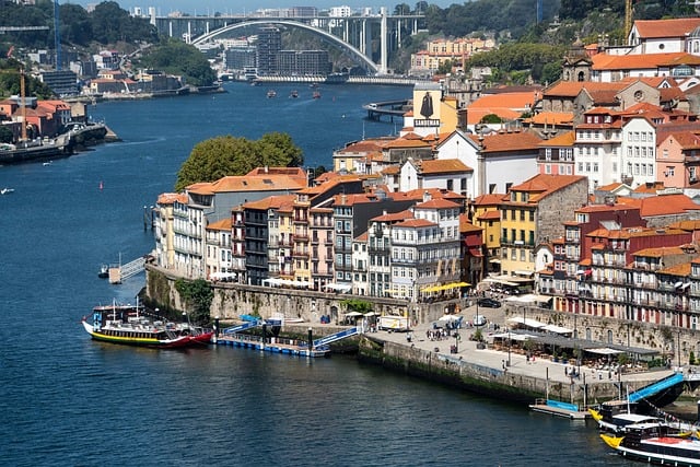 City River Bridge Portugal Porto