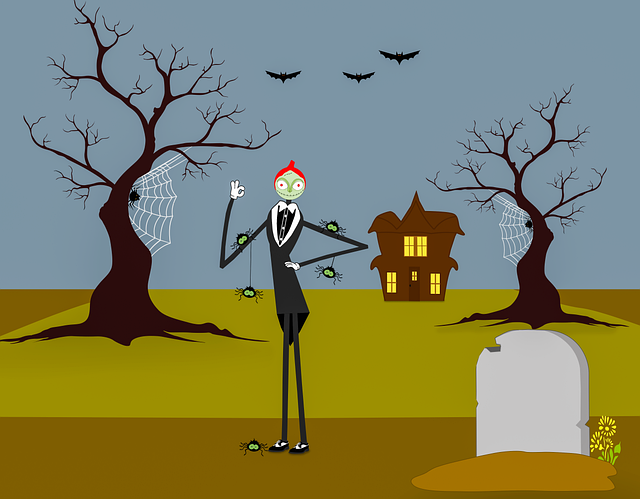 Spooky Grave Bats Pumpkin
