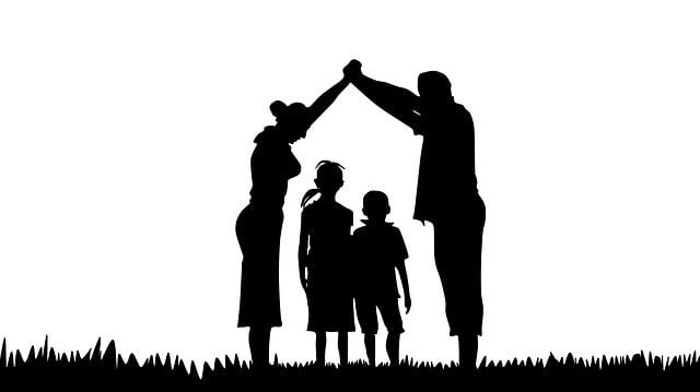 Family Silhouette Prayer