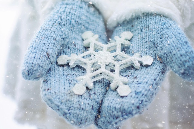 Snowflake Winter Season Mittens