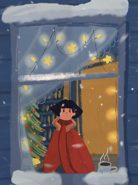 Woman Artwork New Year Celebration