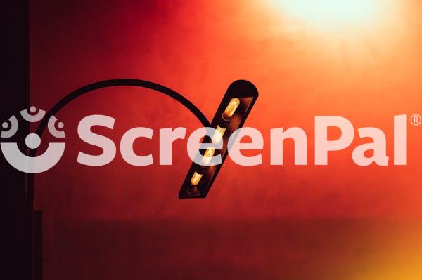 Streetlight At Sunset