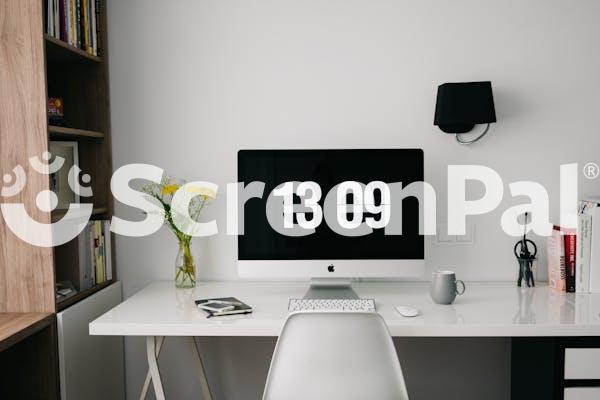 Silver Imac On Desk