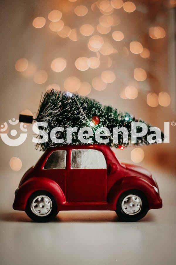 Red Volkswagen Beetle Scale Model