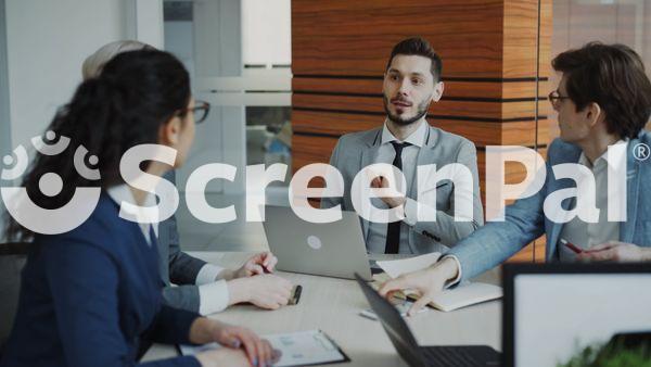 Diverse Business Team Meeting In Modern Office