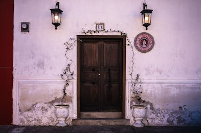 Rustic Doorway In Antigua Guatemala