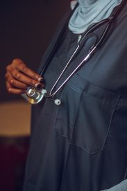 Healthcare Professional With Stethoscope