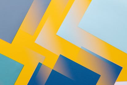Multiple Overlay Patterns Of A Colorful Design