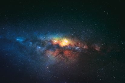 Amazing Galaxy With Bright Blots