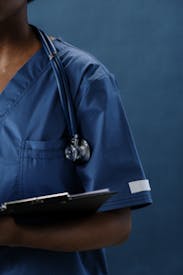 A Stethoscope On A Medical Professional S Shoulder