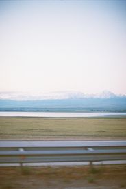Snow Capped Mountains In A Countryside